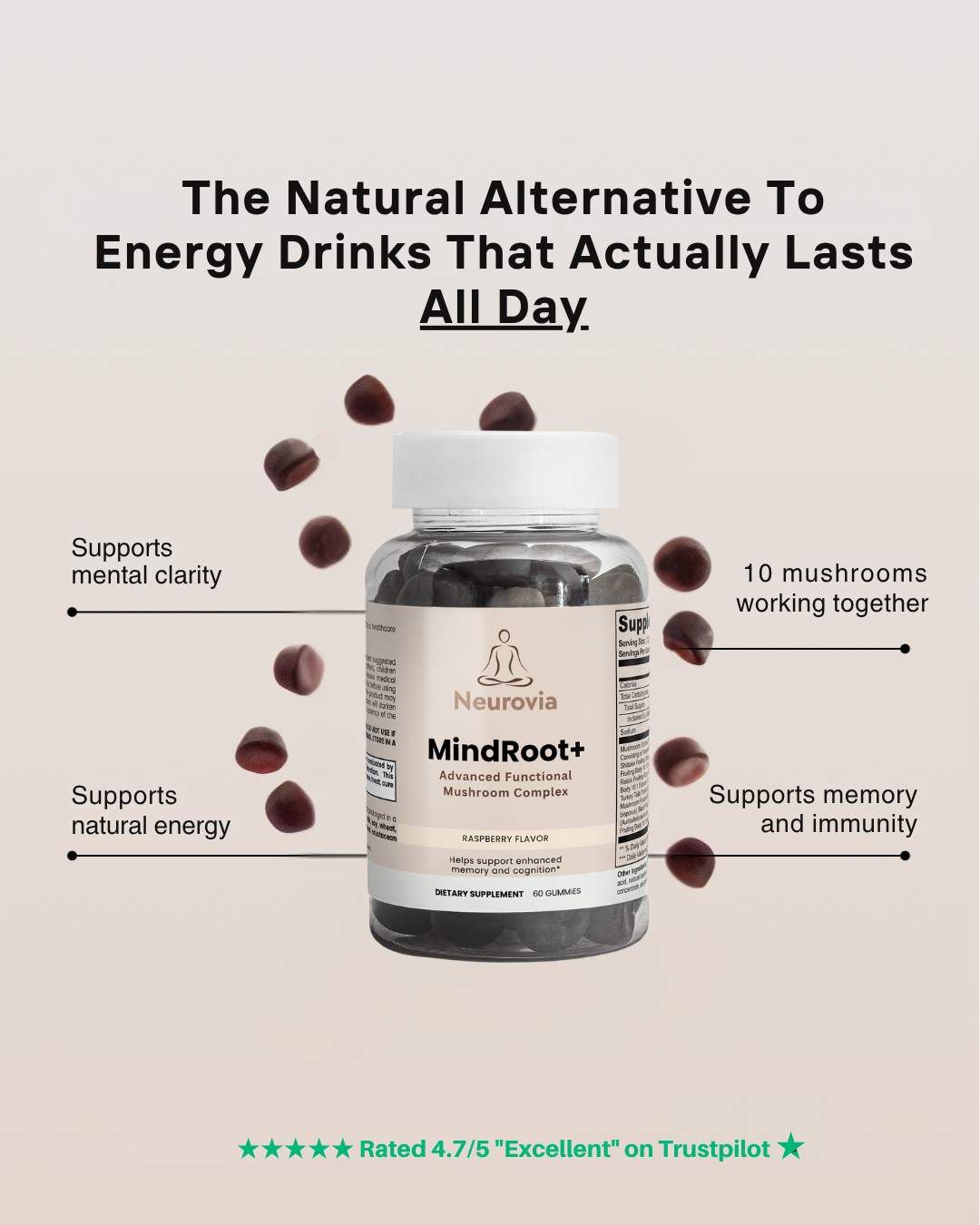 MindRoot+ Advanced Functional Mushroom Complex
